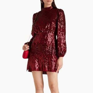 Rixo Women's Samantha Sequined Minidress